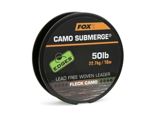 Fox Šňůra Edges Submerge Camo Leader Fleck