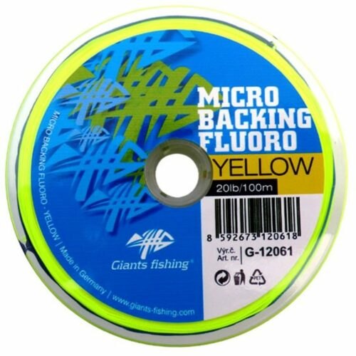 Giants Fishing Micro Backing Fluoro-Yellow