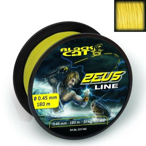 Black Cat Šňůra Zeus Line žlutá -