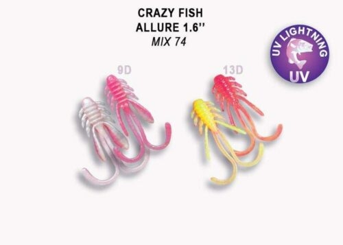 Crazy Fish Gumová Nástraha Allure M74