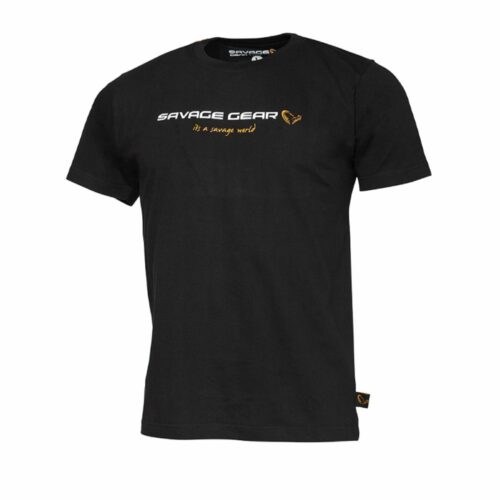 Savage Gear Dětské tričko Junior T-shirt Black