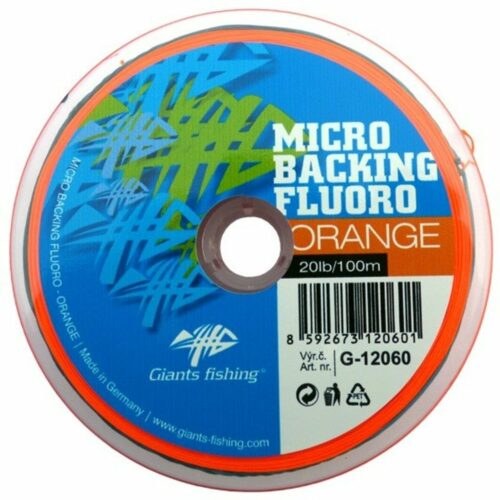 Giants Fishing Micro Backing Fluoro-Orange