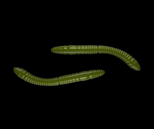 Libra Lures Fatty D’Worm Olive -