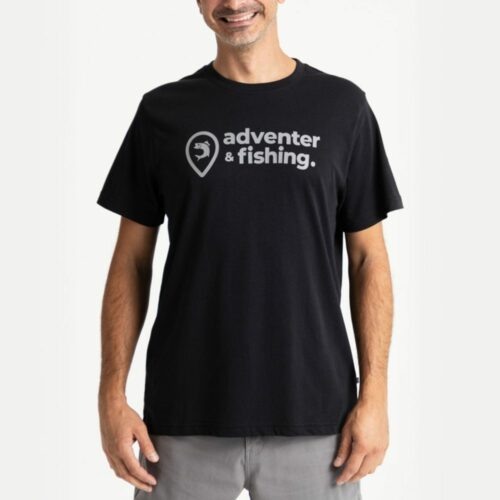 Adventer & fishing Tričko krátký rukáv Black -